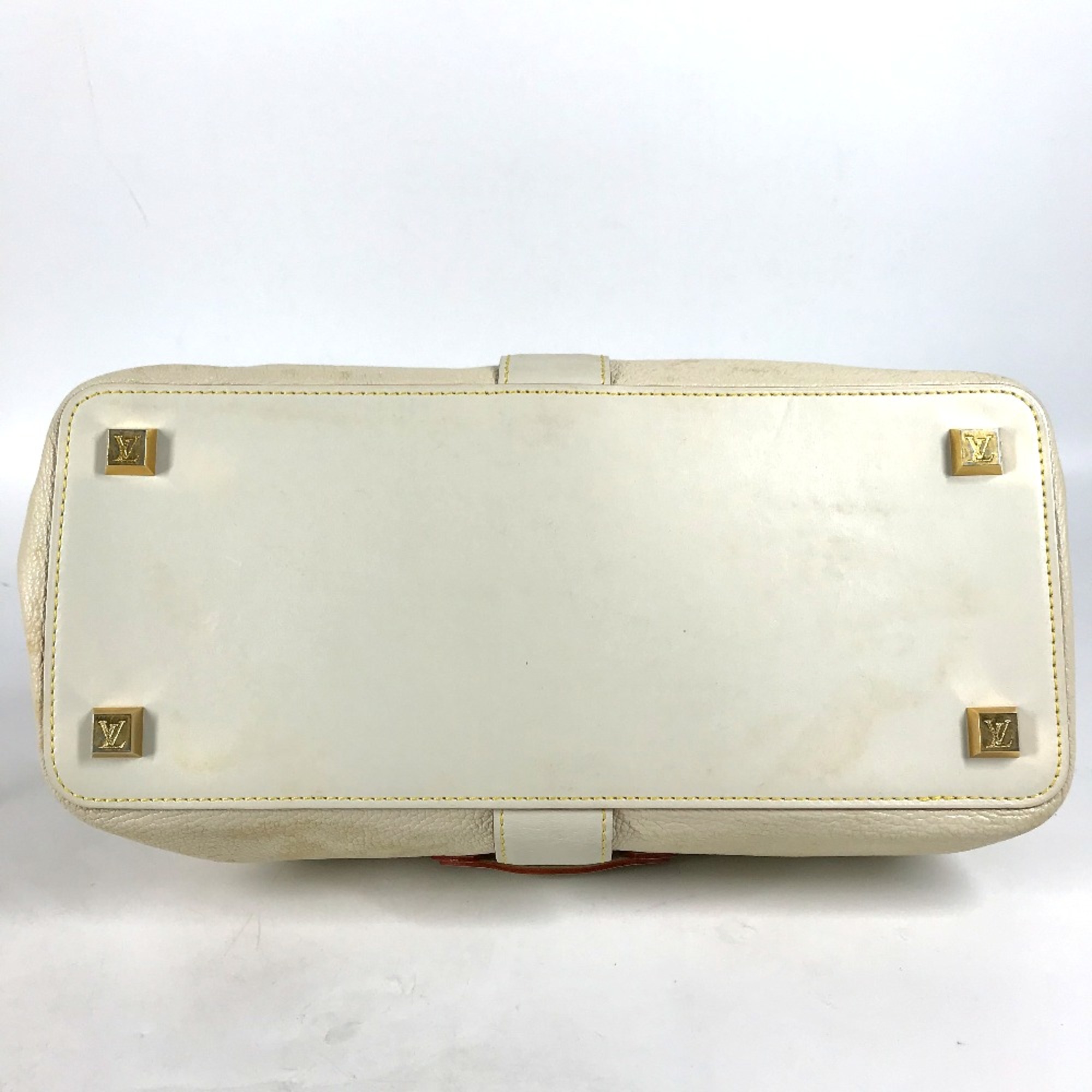 Louis Vuitton M91811 Suhali bag doctor bag Hand Bag Blanc White