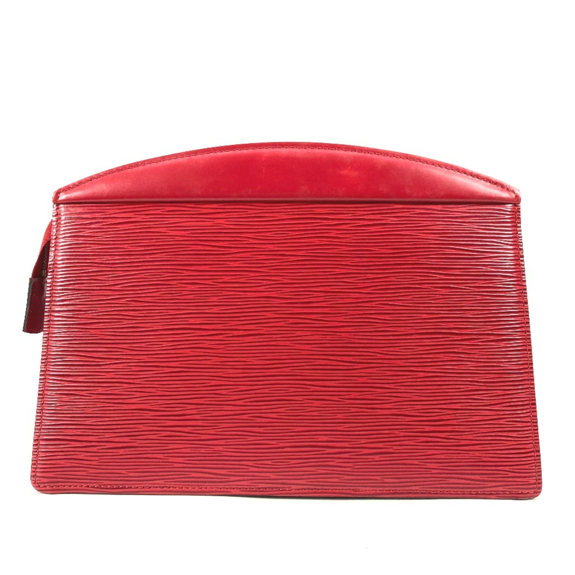 Louis Vuitton M48417 Epi Clutch bag bag pouch Cluch Bag Castilian red Red