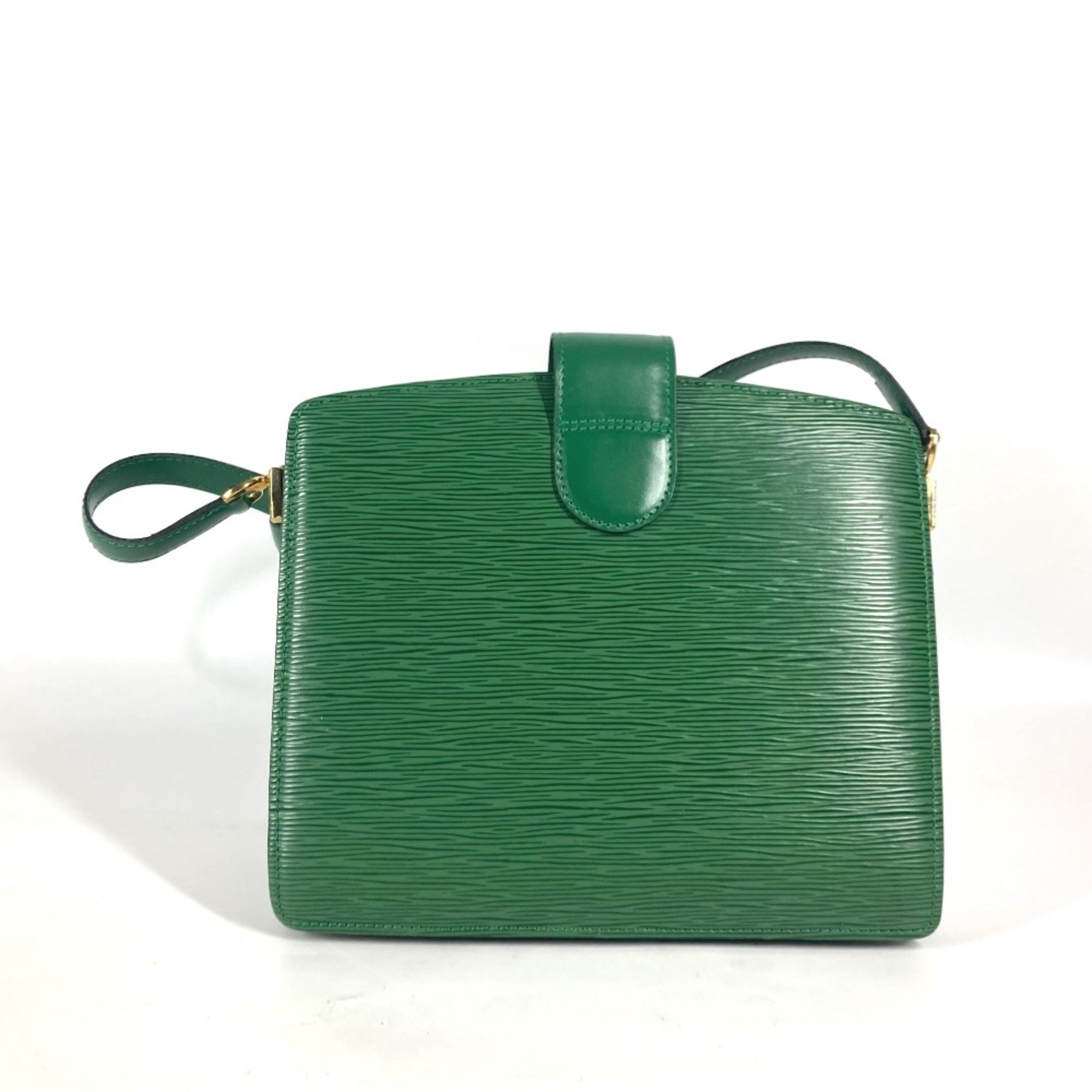 Louis Vuitton M52344 Epi Bag Crossbody Pochette Shoulder Bag Borneo Green Green