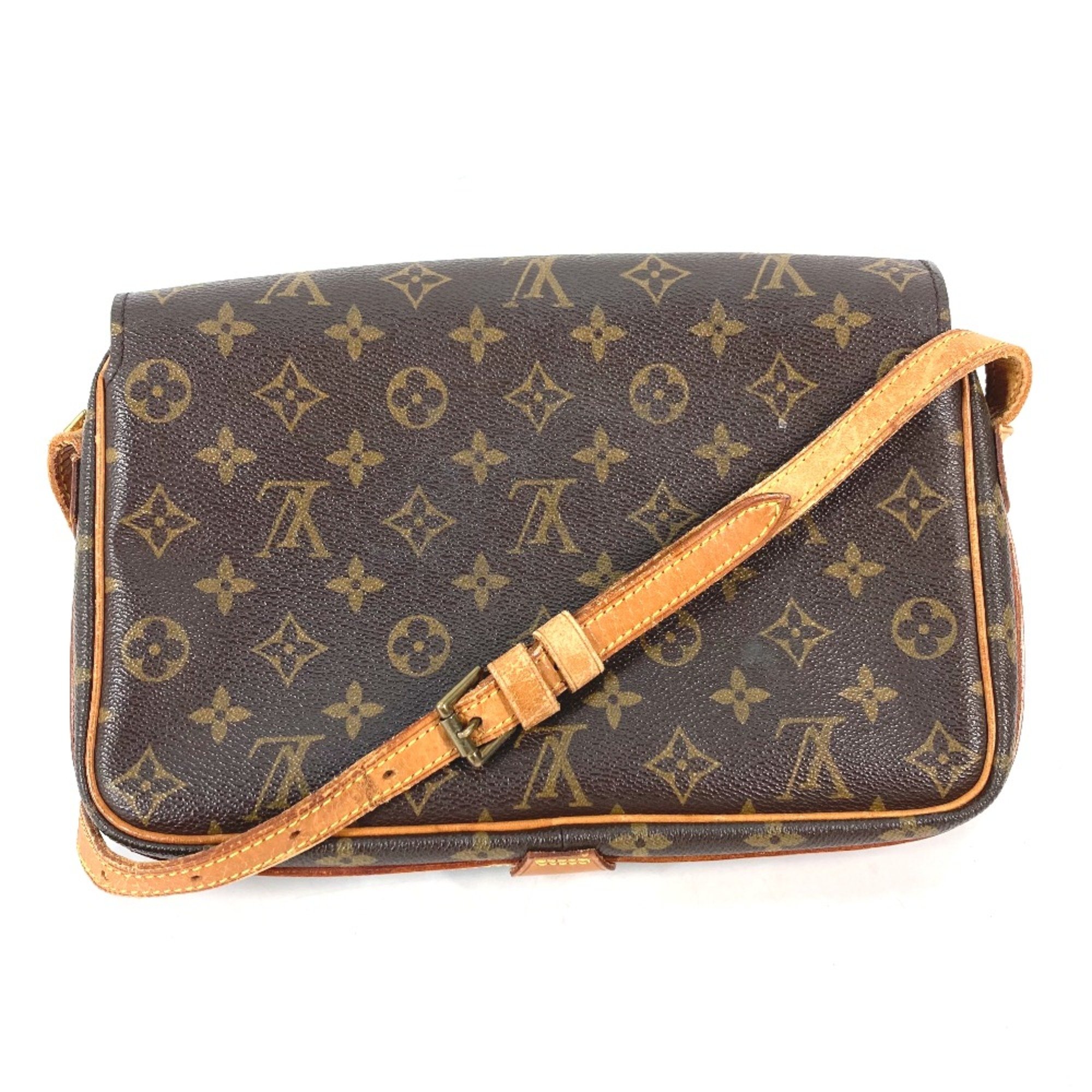 Louis Vuitton M51207 Monogram vintage Bag Crossbody Pochette Shoulder Bag Brown