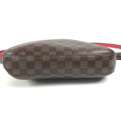 Louis Vuitton N42230 Damier Pochette Bag Crossbody Tassel Shoulder Bag Brown Red