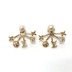 Louis Vuitton M00601 Pearl accessories Pierce Gold White