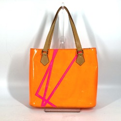 Louis Vuitton M91935 MonogramVernis Fluo 2002 Christmas Limited Edition Tote Bag Shoulder Bag Orange pink