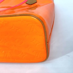 Louis Vuitton M91935 MonogramVernis Fluo 2002 Christmas Limited Edition Tote Bag Shoulder Bag Orange pink