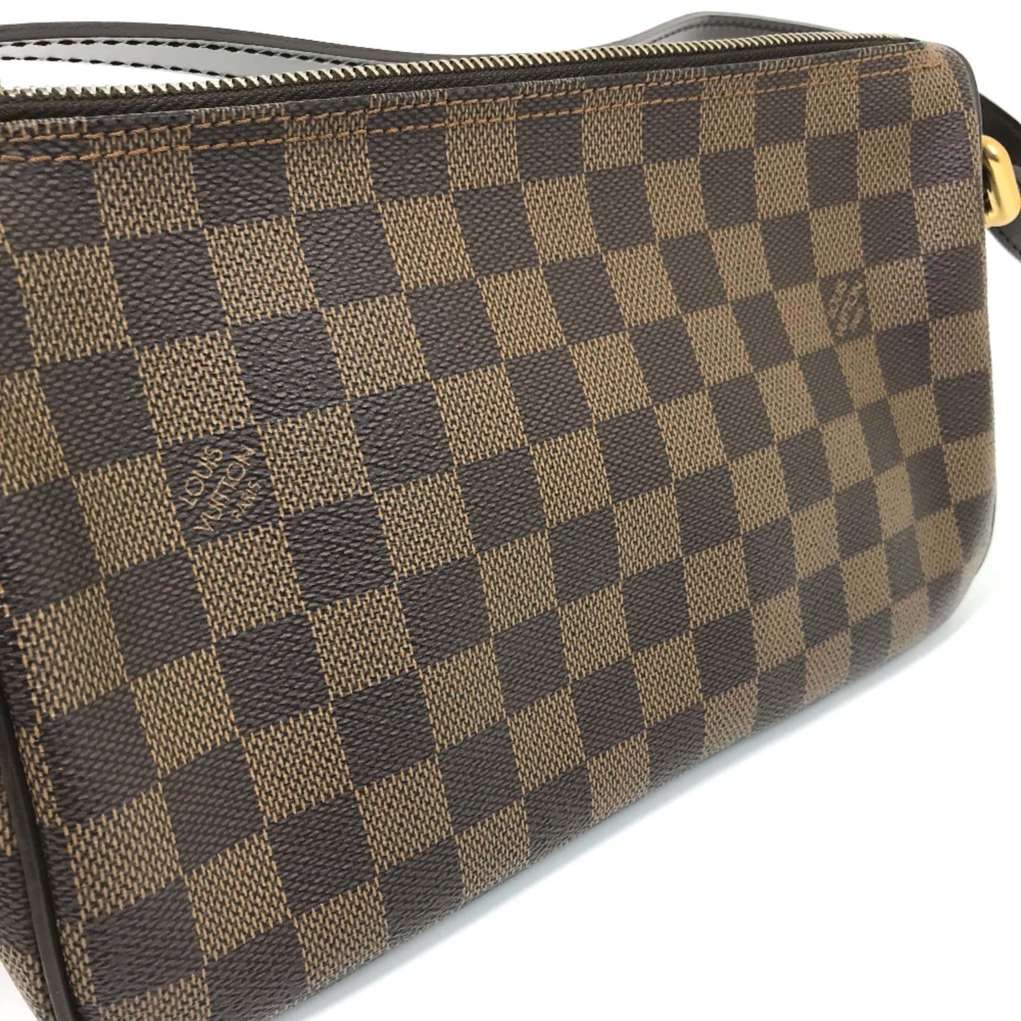 Louis Vuitton N60006 Damier Short strap shoulder Shoulder Bag Ebene Brown GoldHardware