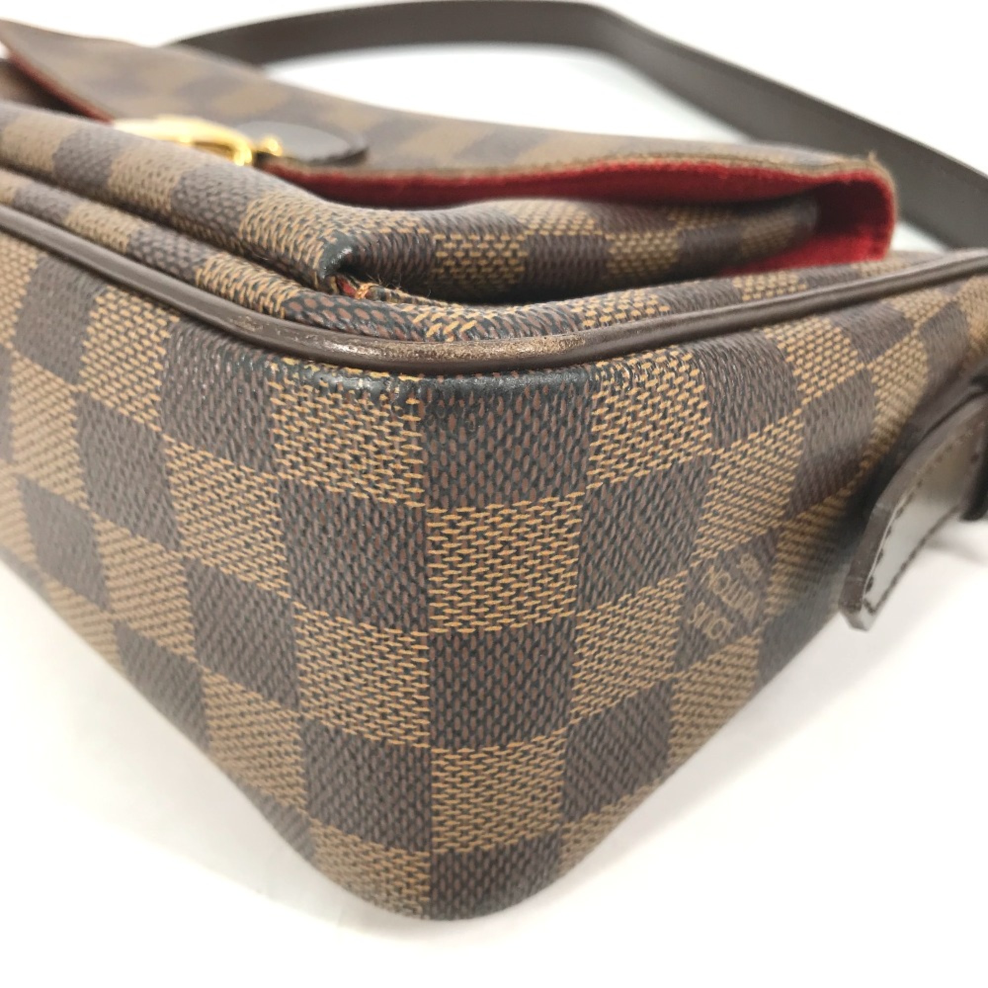 Louis Vuitton N60006 Damier Short strap shoulder Shoulder Bag Ebene Brown GoldHardware