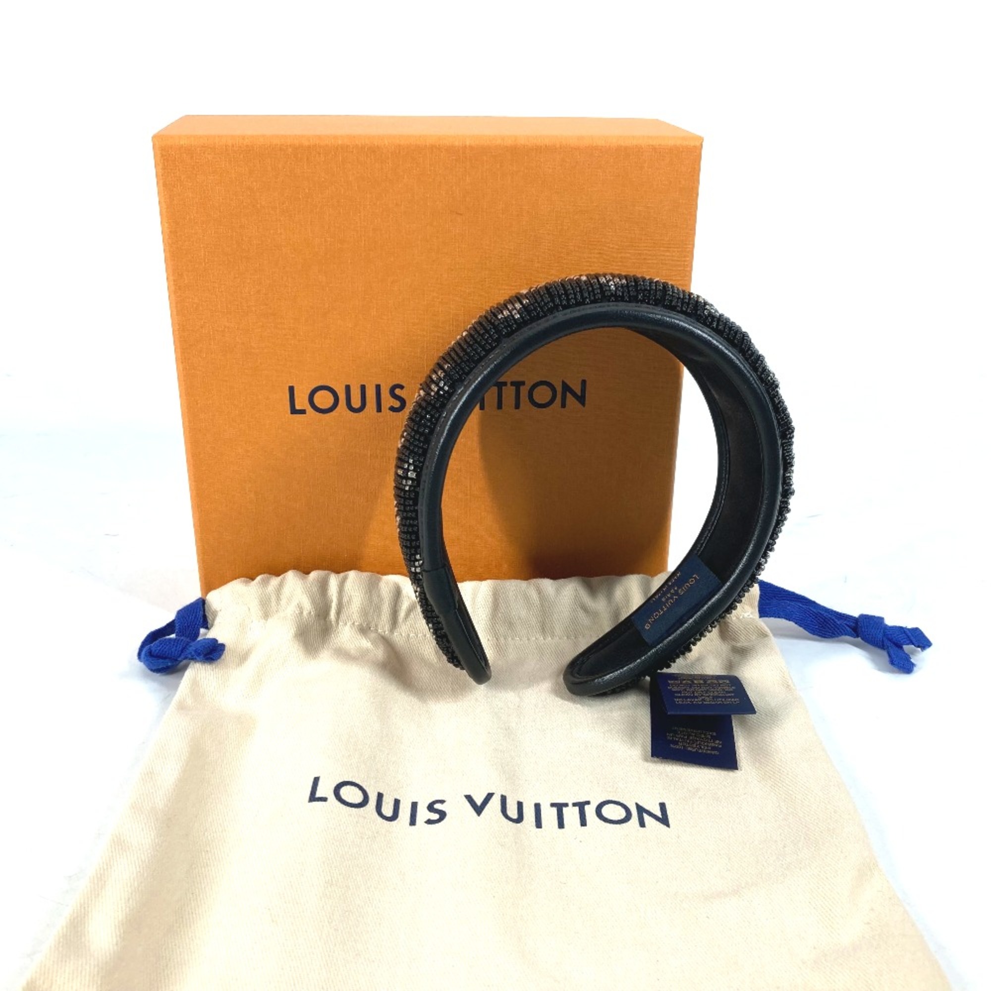 Louis Vuitton M78229 hair accessories headband hair band Katyusha Black