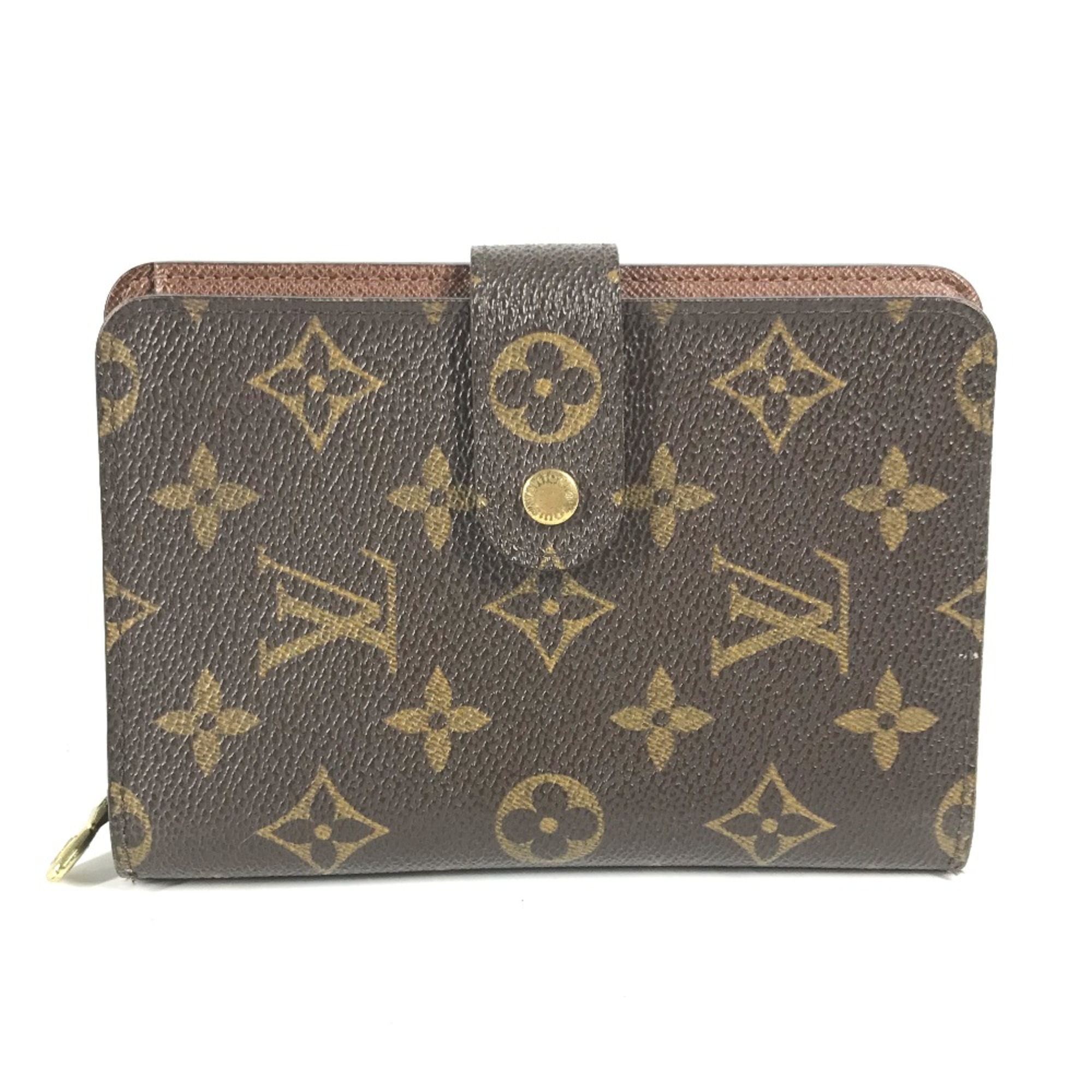 Louis Vuitton M61207 Monogram Wallet Folded wallet Brown