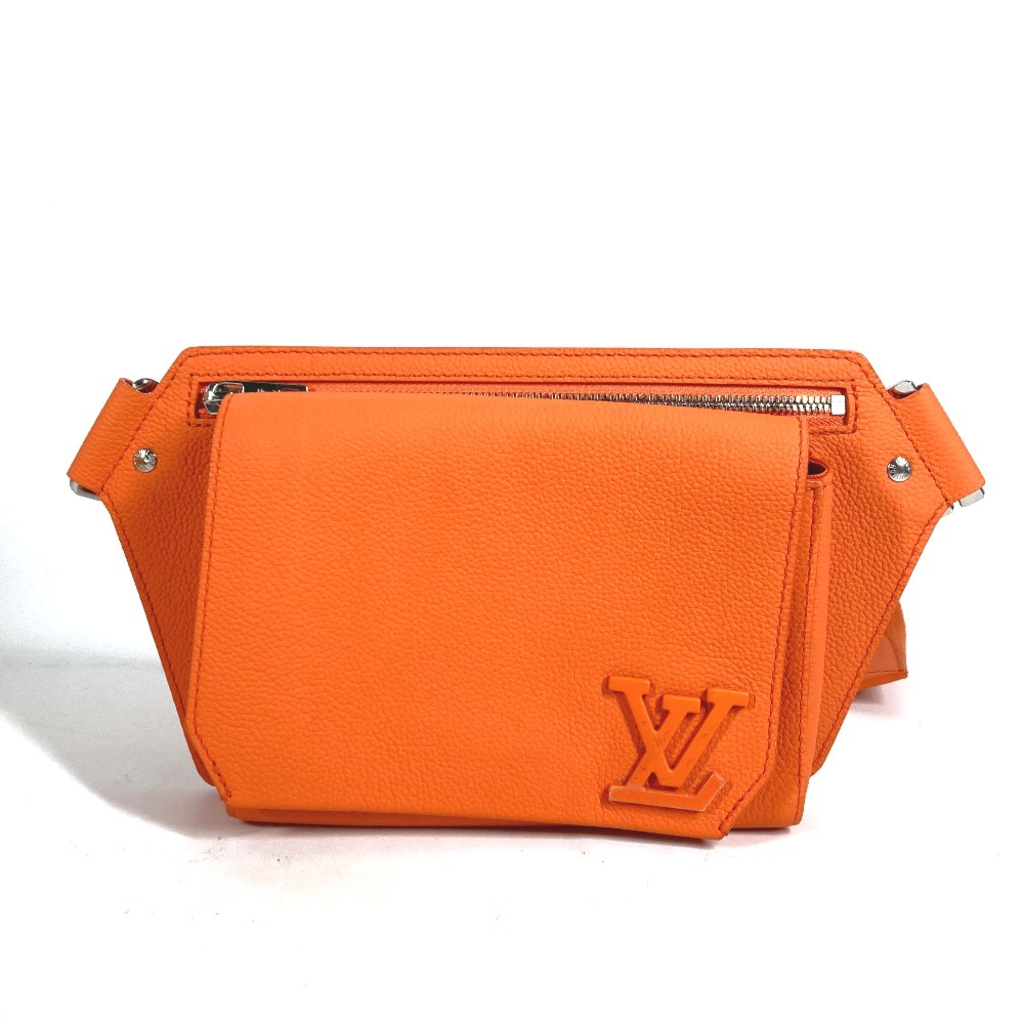 Louis Vuitton M59625 LV Aerogram Bag Waist Pouch Shoulder Bag Cross body bag Orange