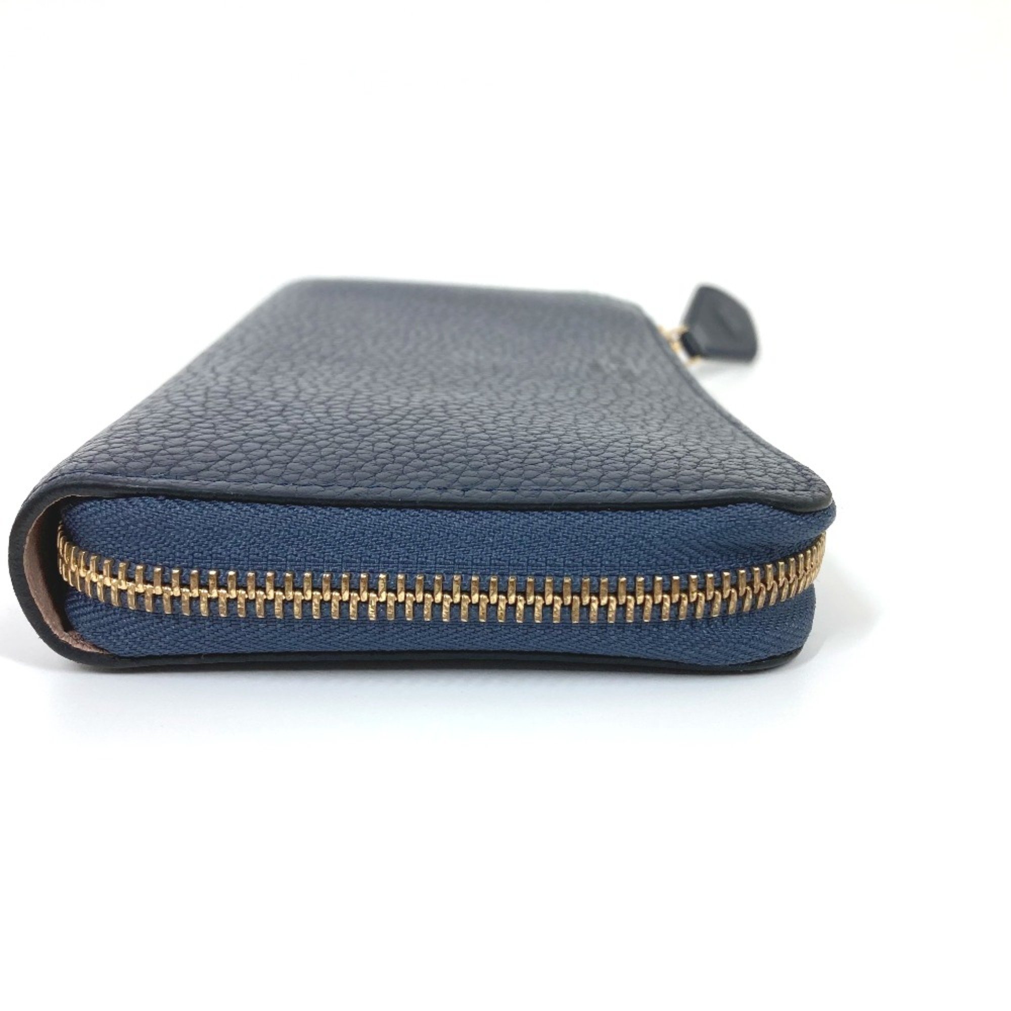 Louis Vuitton M68582 Long wallet Zip Around Long Wallet Navy