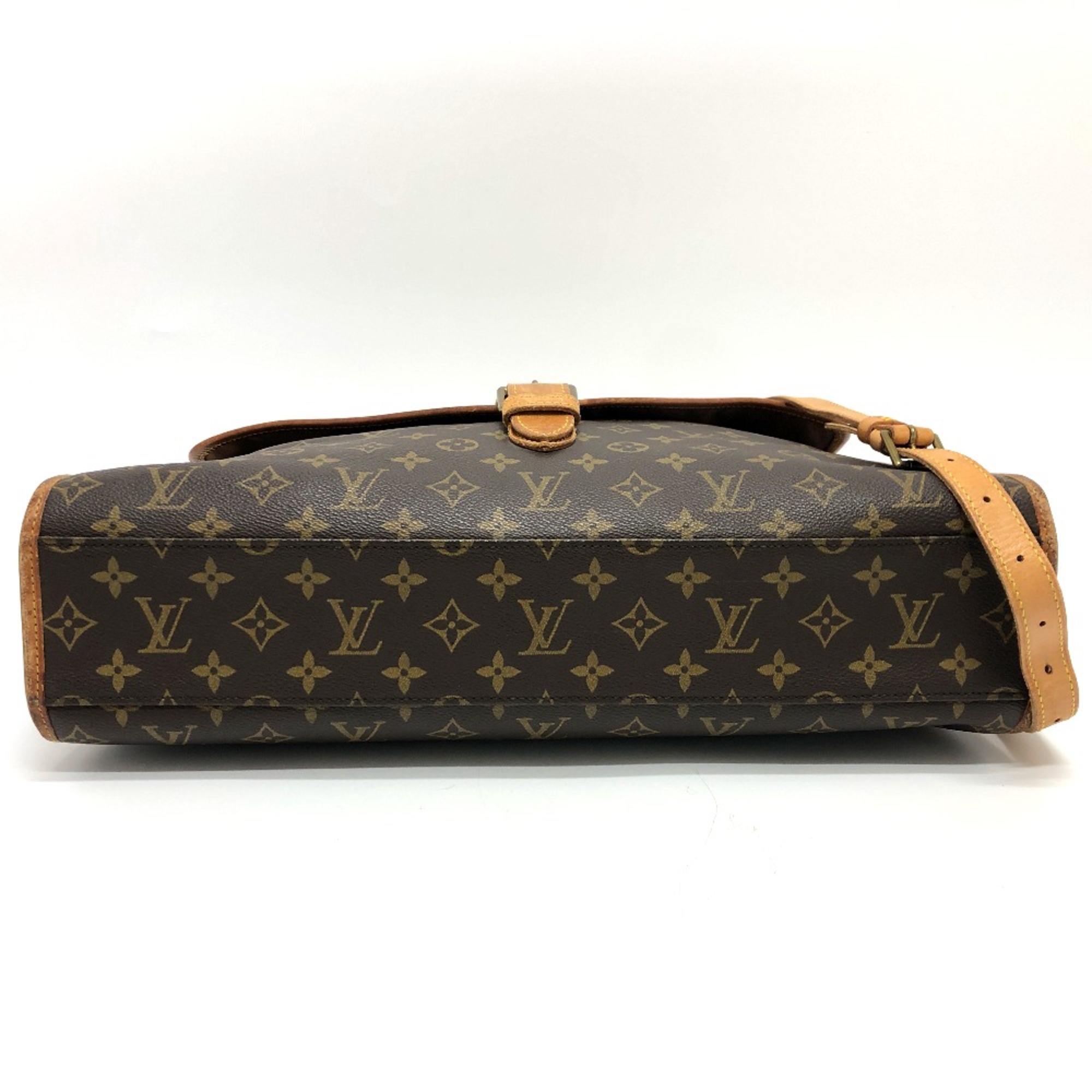 Louis Vuitton M51122 Monogram 2WAY Crossbody Shoulder Bag Bag Business bag Brown GoldHardware