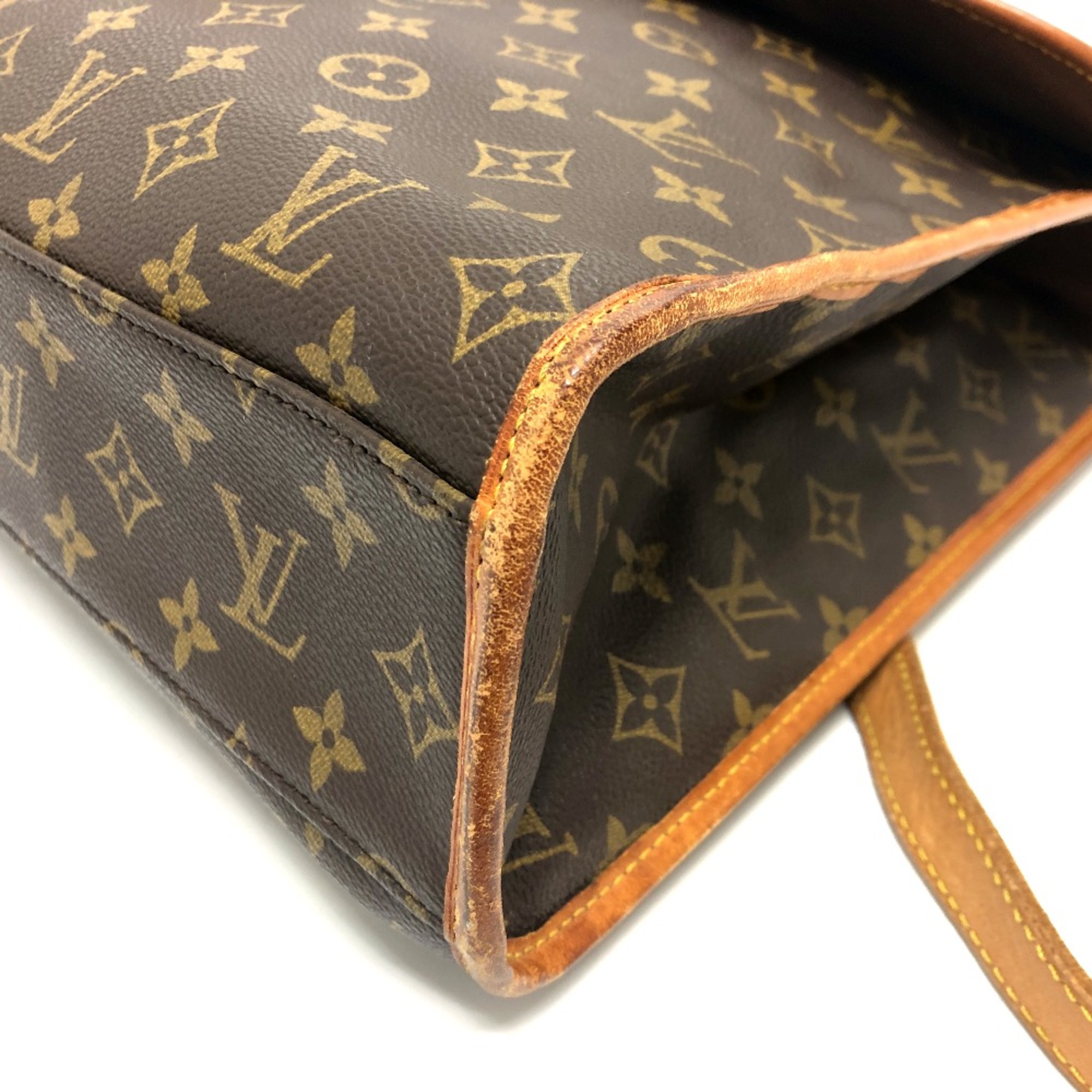 Louis Vuitton M51122 Monogram 2WAY Crossbody Shoulder Bag Bag Business bag Brown GoldHardware