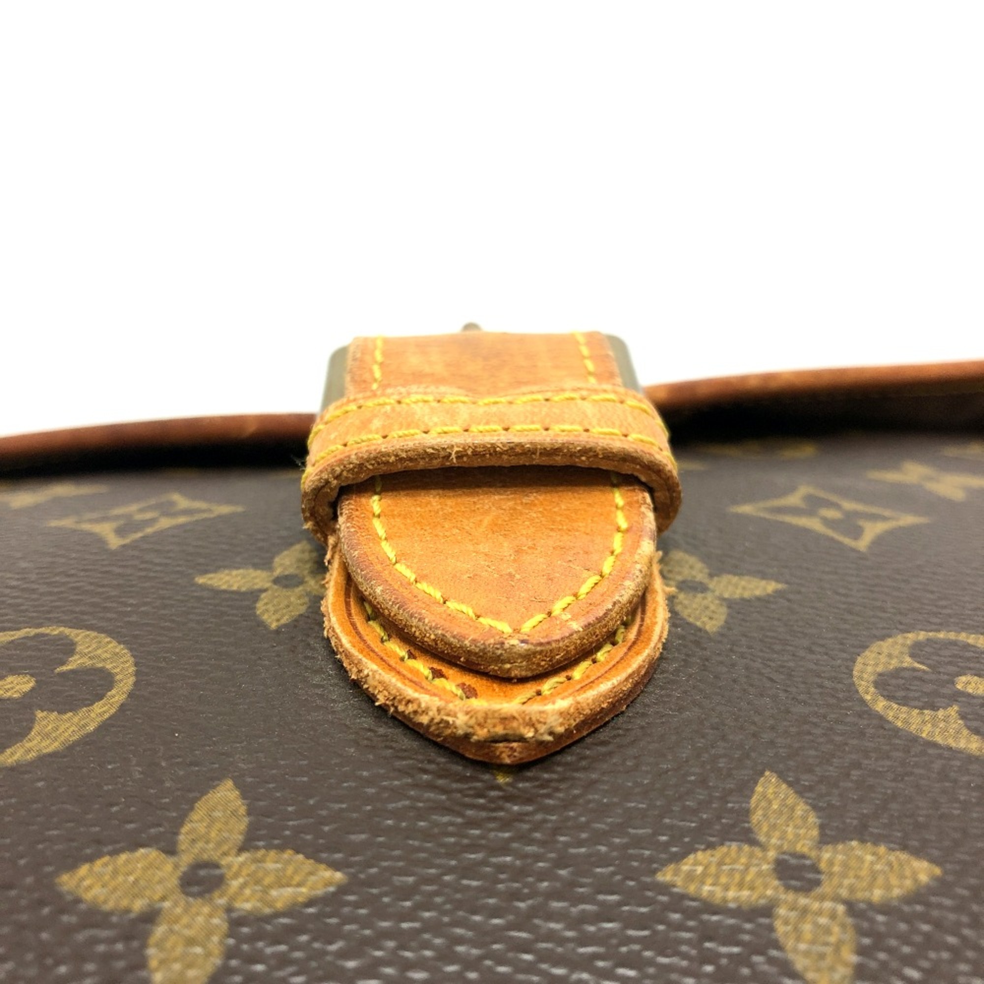 Louis Vuitton M51122 Monogram 2WAY Crossbody Shoulder Bag Bag Business bag Brown GoldHardware