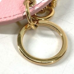 Louis Vuitton M00285 Monogram flower Bag Charm Key Holder pink yellow