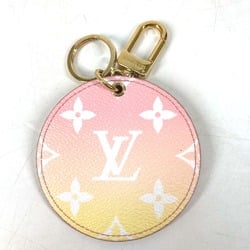 Louis Vuitton M00285 Monogram flower Bag Charm Key Holder pink yellow