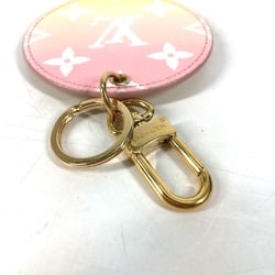 Louis Vuitton M00285 Monogram flower Bag Charm Key Holder pink yellow