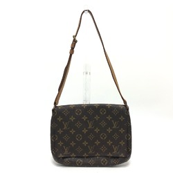 Louis Vuitton M51388 Monogram Short Strap Crossbody Shoulder Bag Brown GoldHardware