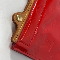 Louis Vuitton M91078 MonogramVernis bag vertical Hand Bag Red