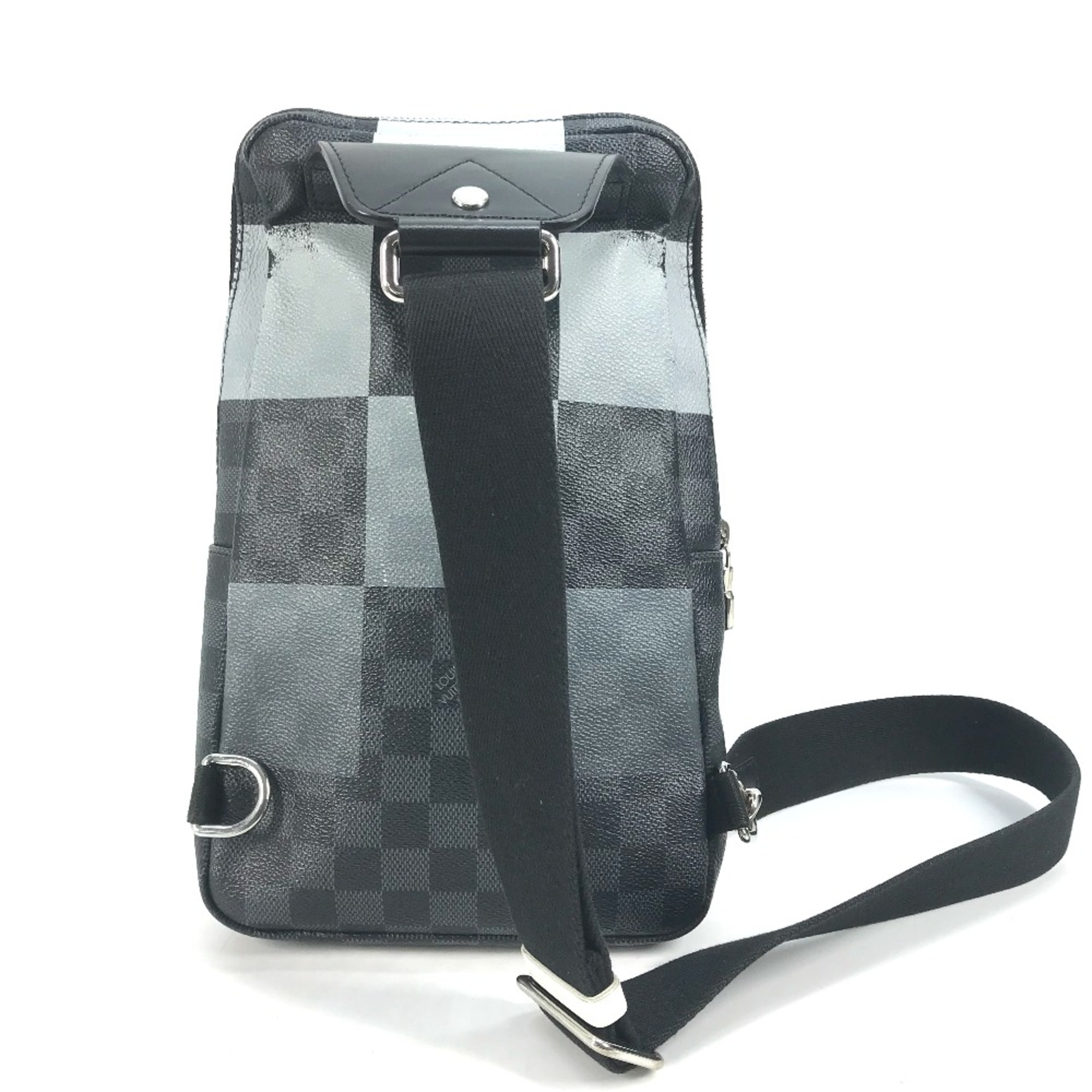 Louis Vuitton N40403 Damier Graphite Giant Bag Cross Shoulder Bag body bag Black gray