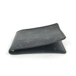 Louis Vuitton M62480 MonogramEclipse Compact Wallet with Money Clip Folded wallet Black