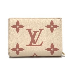 Louis Vuitton M81927 MonogramEmpreinte Wallet Compact Wallet Wallet Folded wallet Crme x Rose Trianon Beige Pink Based