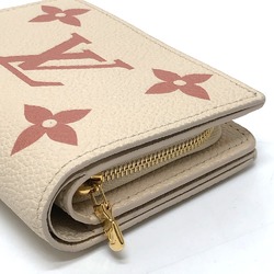 Louis Vuitton M81927 MonogramEmpreinte Wallet Compact Wallet Wallet Folded wallet Crme x Rose Trianon Beige Pink Based