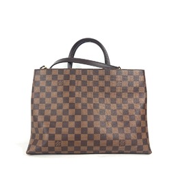 Louis Vuitton N41582 Damier 2WAY Shoulder Bag Tote Bag Hand Bag Ebene Brown