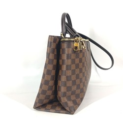 Louis Vuitton N41582 Damier 2WAY Shoulder Bag Tote Bag Hand Bag Ebene Brown