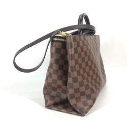 Louis Vuitton N41582 Damier 2WAY Shoulder Bag Tote Bag Hand Bag Ebene Brown