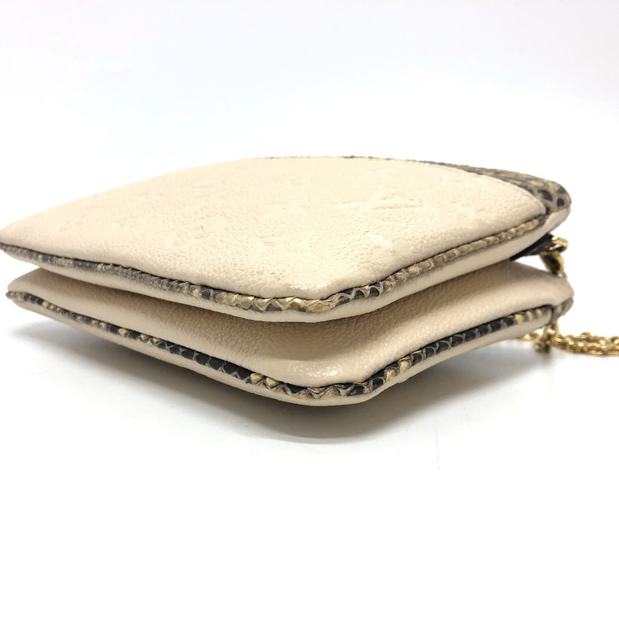 Louis Vuitton N96322 Chain 2way shoulder bag Crossbody bag Shoulder Bag Beige GoldHardware