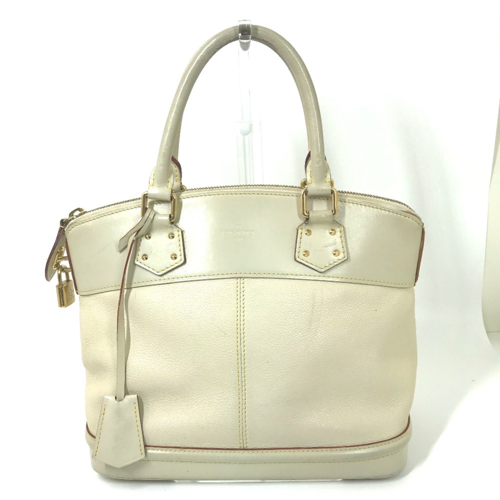 Louis Vuitton M91887 Suhali Bag Clochette Hand Bag Blanc White