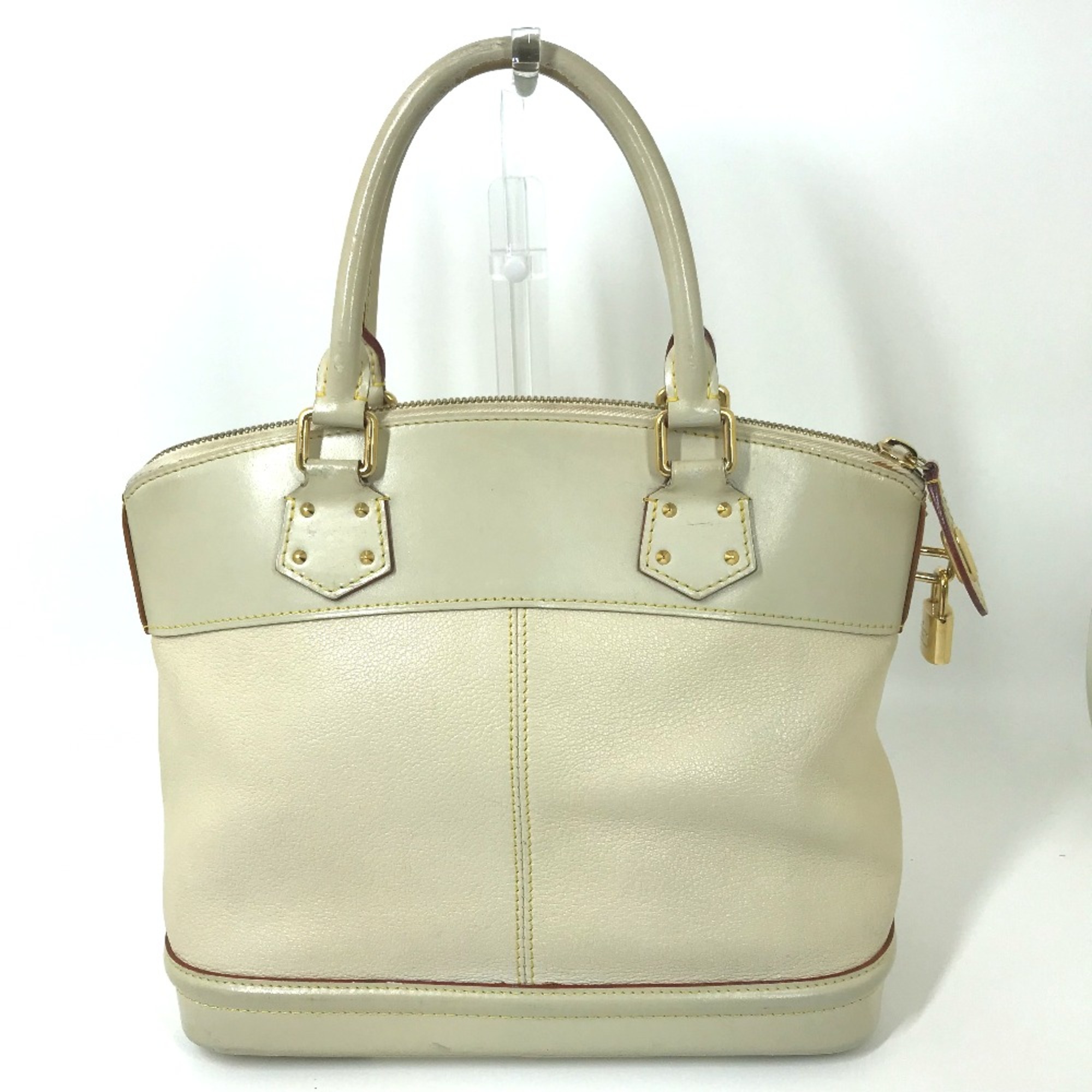 Louis Vuitton M91887 Suhali Bag Clochette Hand Bag Blanc White