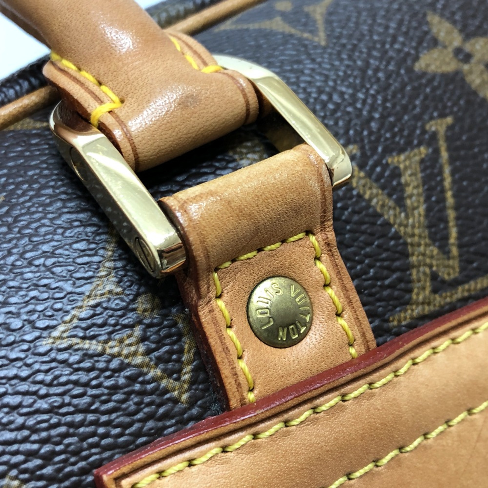 Louis Vuitton M50204 Special Order Monogram Tote Bag Mini Duffle Bag Shoulder Bag Hand Bag Brown GoldHardware