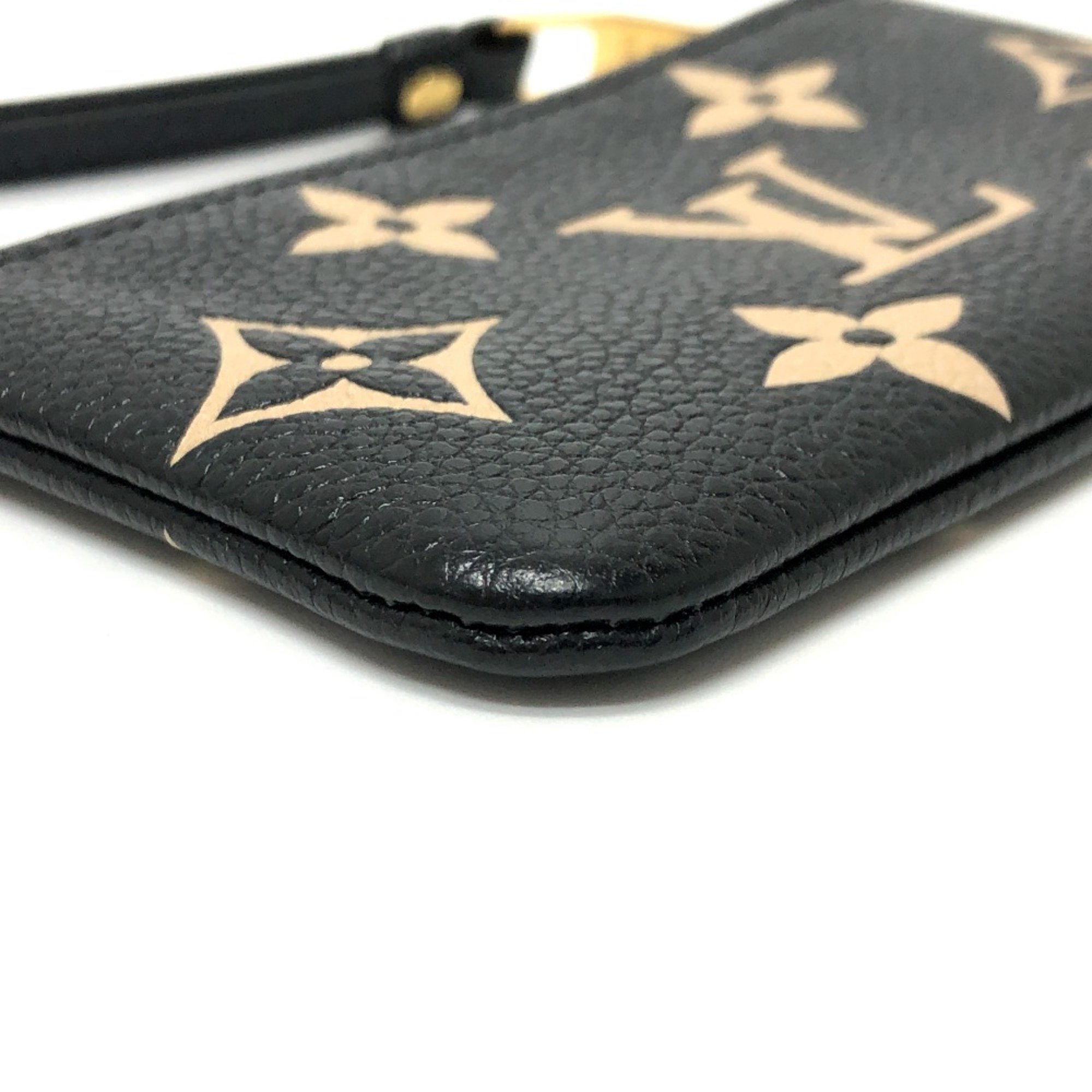 Louis Vuitton M80885 MonogramEmpreinte Key Case coin purse Noir Black GoldHardware