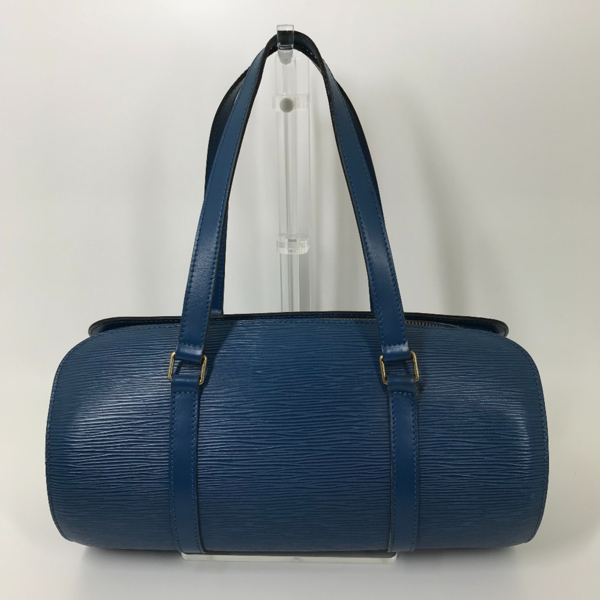 Louis Vuitton M52225 Epi With porch Shoulder Bag Toledo Blue blue