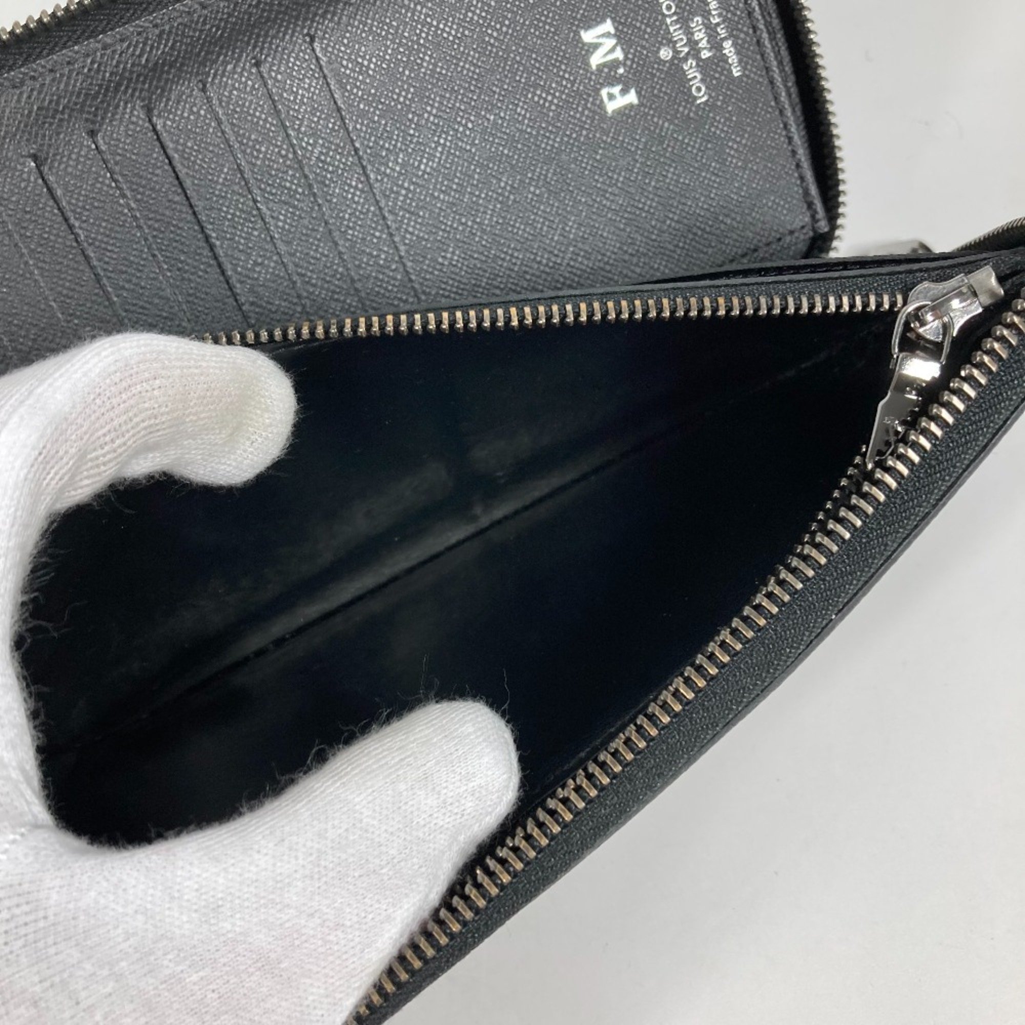 Louis Vuitton M62295 MonogramEclipse Zip Around Long Wallet Black