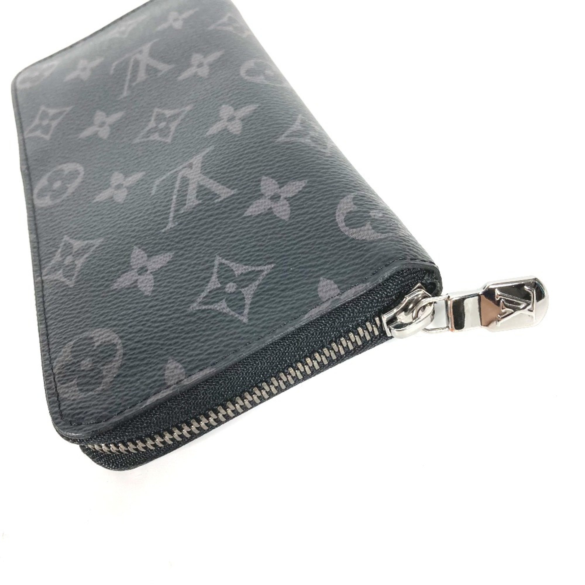 Louis Vuitton M62295 MonogramEclipse Zip Around Long Wallet Black