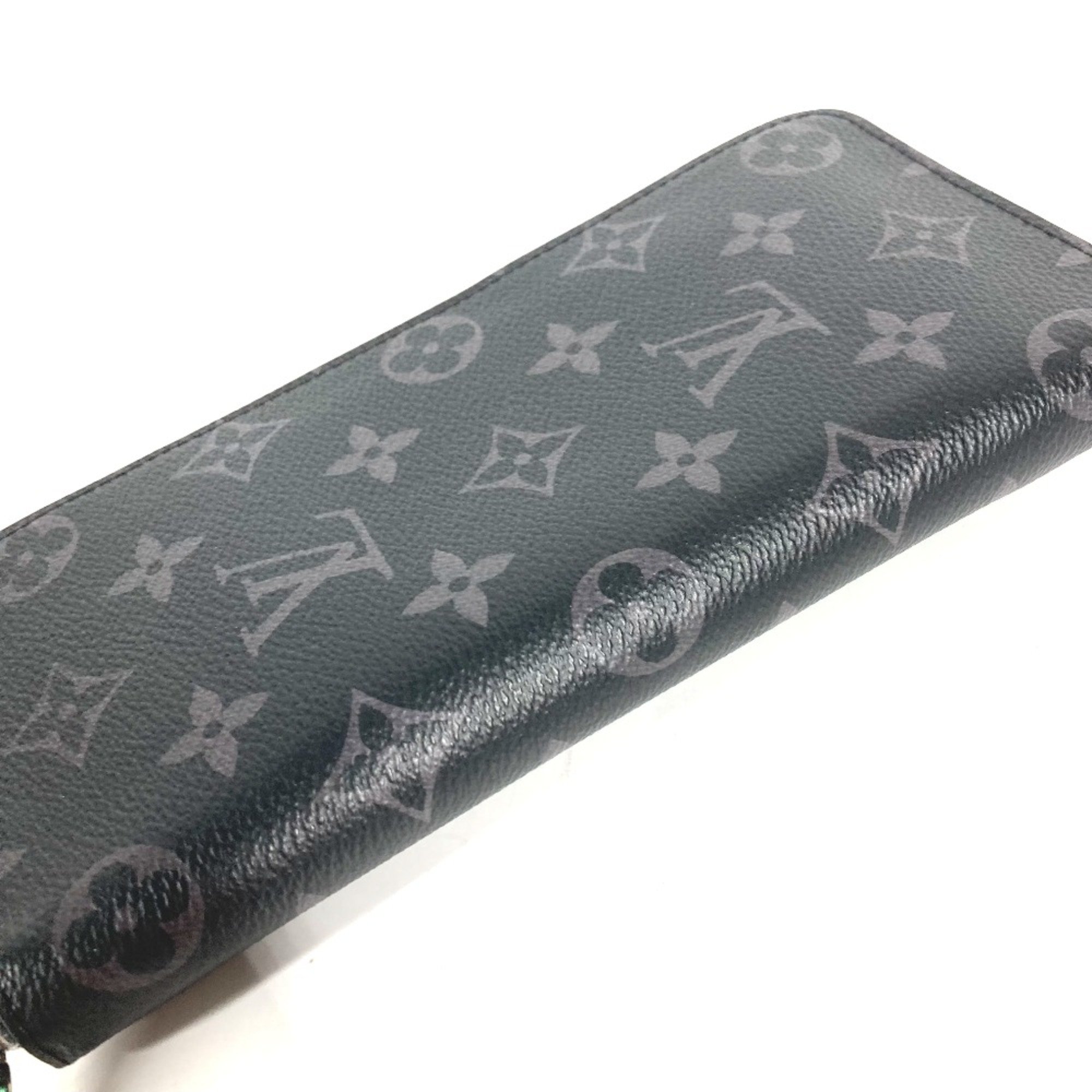 Louis Vuitton M62295 MonogramEclipse Zip Around Long Wallet Black