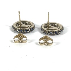 Louis Vuitton M01454 Rhinestone Accessories Pierce Gold blue