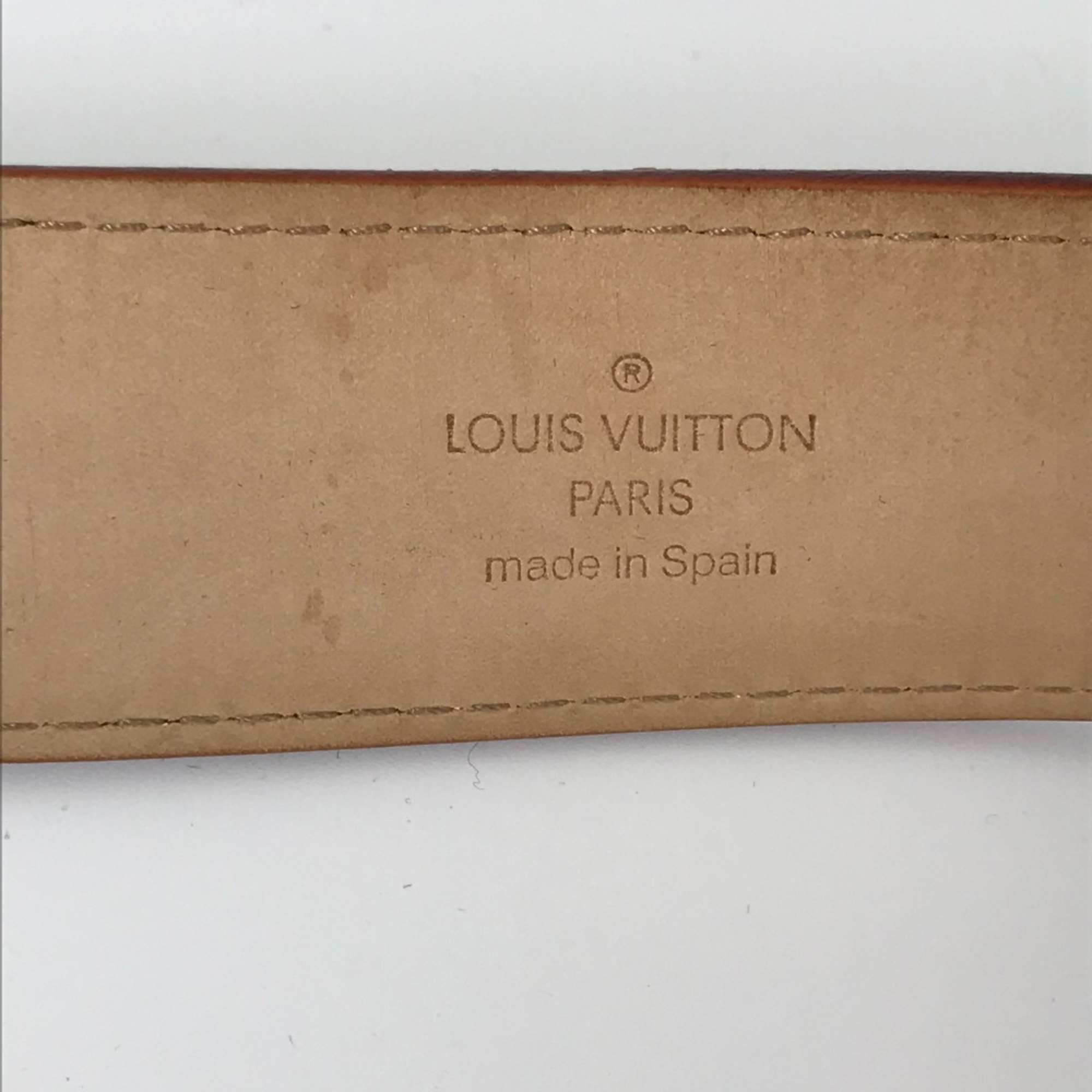 Louis Vuitton M9623V MonogramWatercolor belt Blanc White