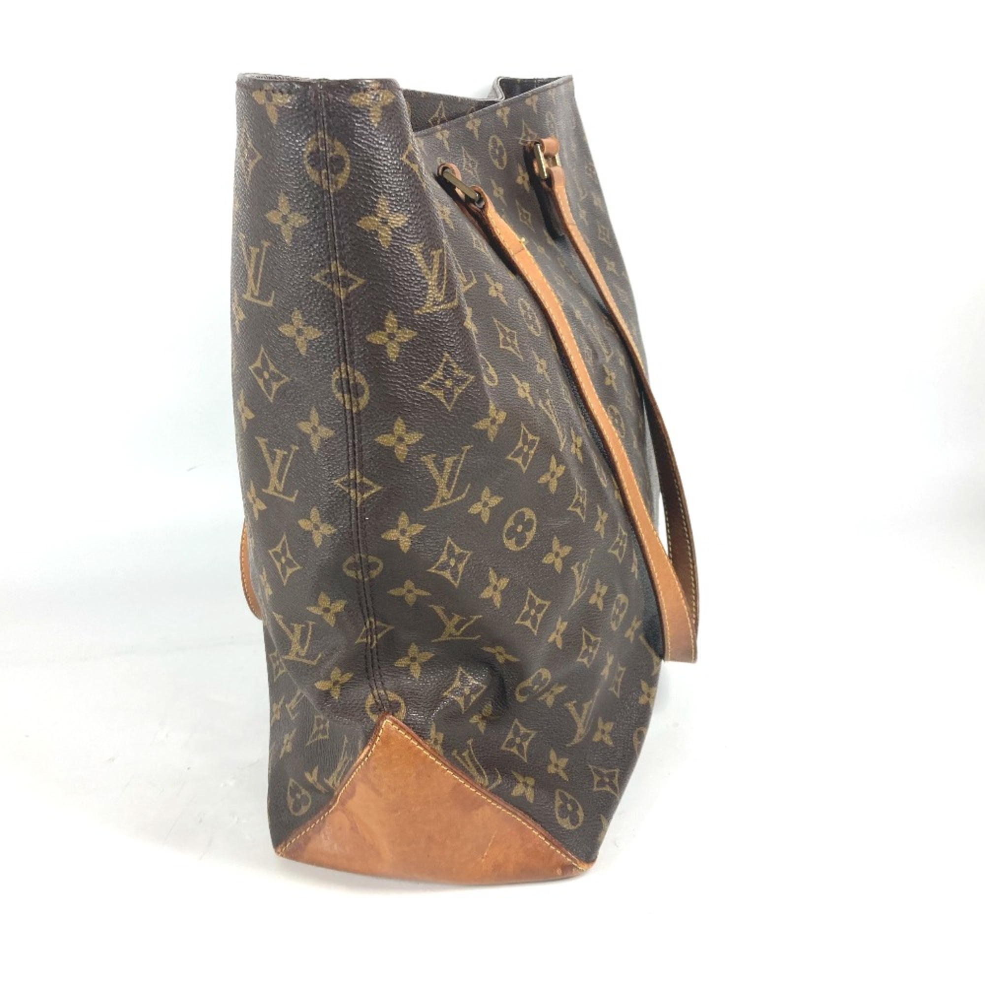 Louis Vuitton M51152 Monogram Tote Bag shawl Shoulder Bag Brown