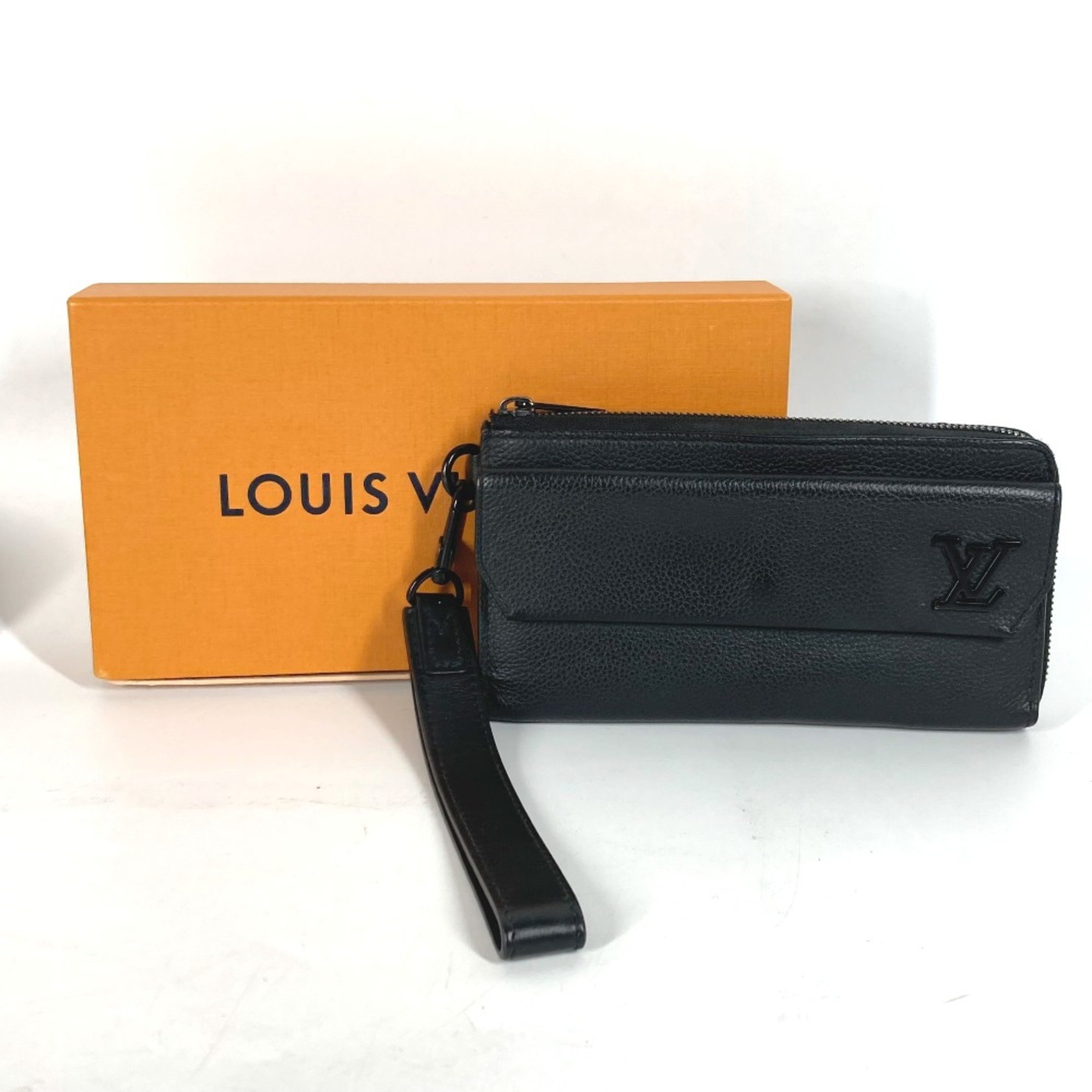 Louis Vuitton M69831 Aerogram Long wallet Zip Around Long Wallet Noir Black