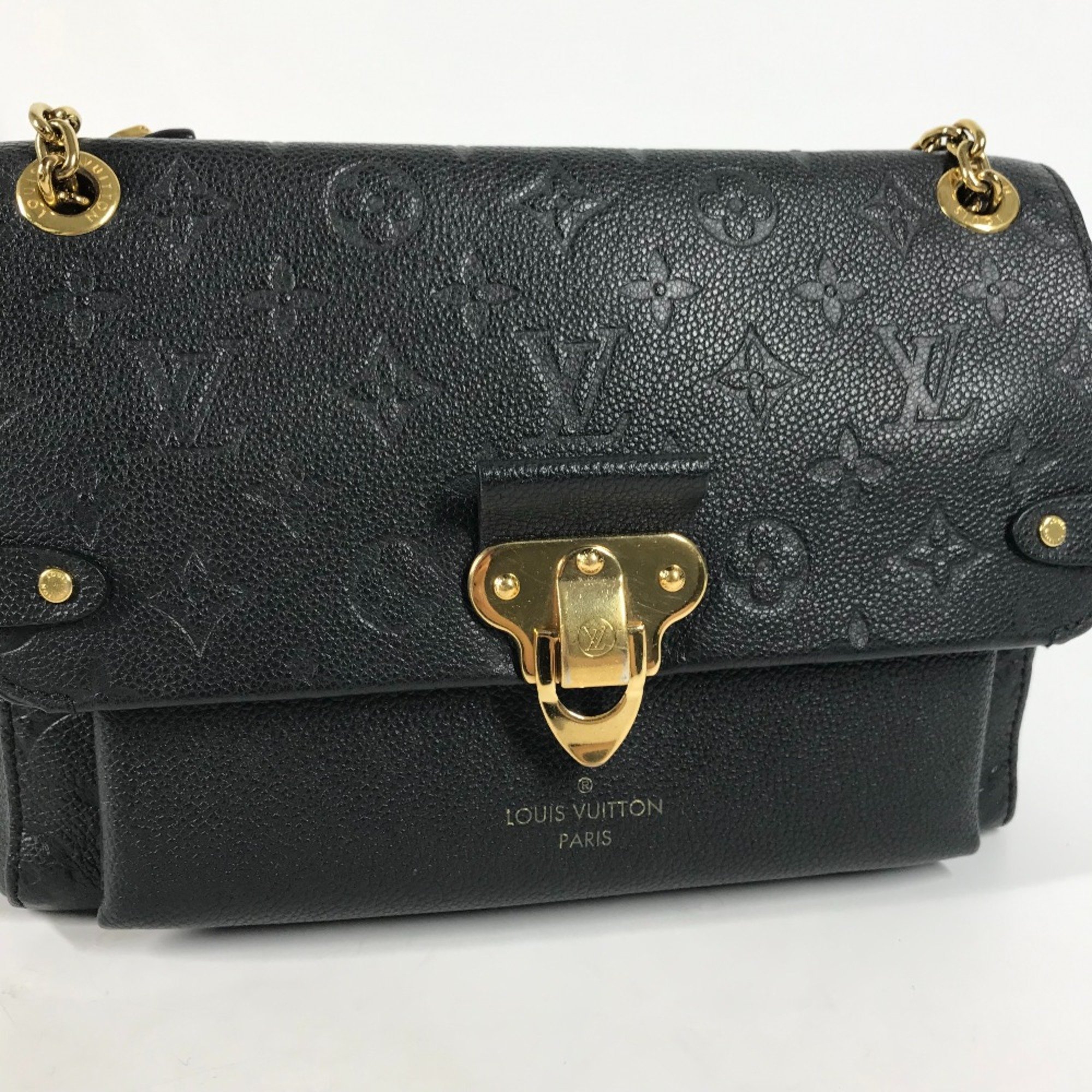 Louis Vuitton M44151 MonogramEmpreinte Double Chain Bag 2WAY Bag Shoulder Bag Noir Black