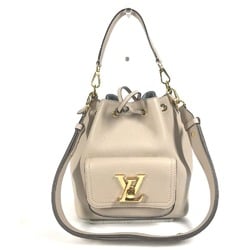 Louis Vuitton M57688 Hand Bag 2WAY Drawstring Bag Crossbody Shoulder Bag Sand Beige Beige