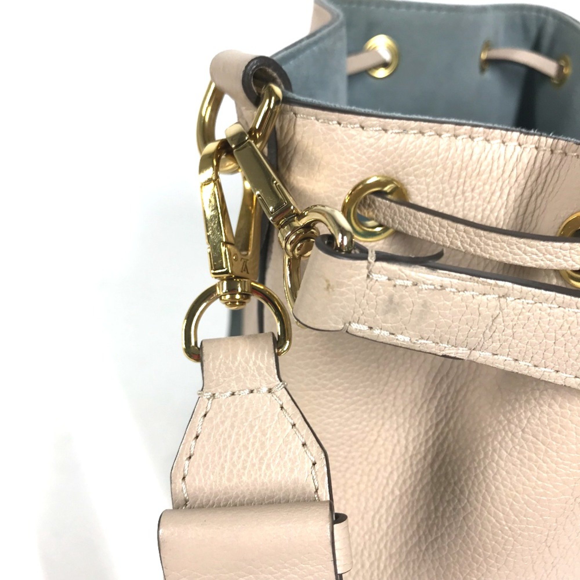 Louis Vuitton M57688 Hand Bag 2WAY Drawstring Bag Crossbody Shoulder Bag Sand Beige Beige