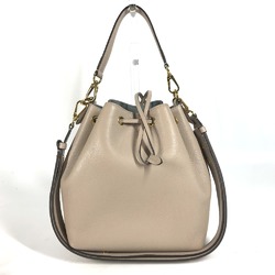 Louis Vuitton M57688 Hand Bag 2WAY Drawstring Bag Crossbody Shoulder Bag Sand Beige Beige