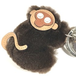 Louis Vuitton MP1997 monkey ape animal Bag Charm Key Holder Brown