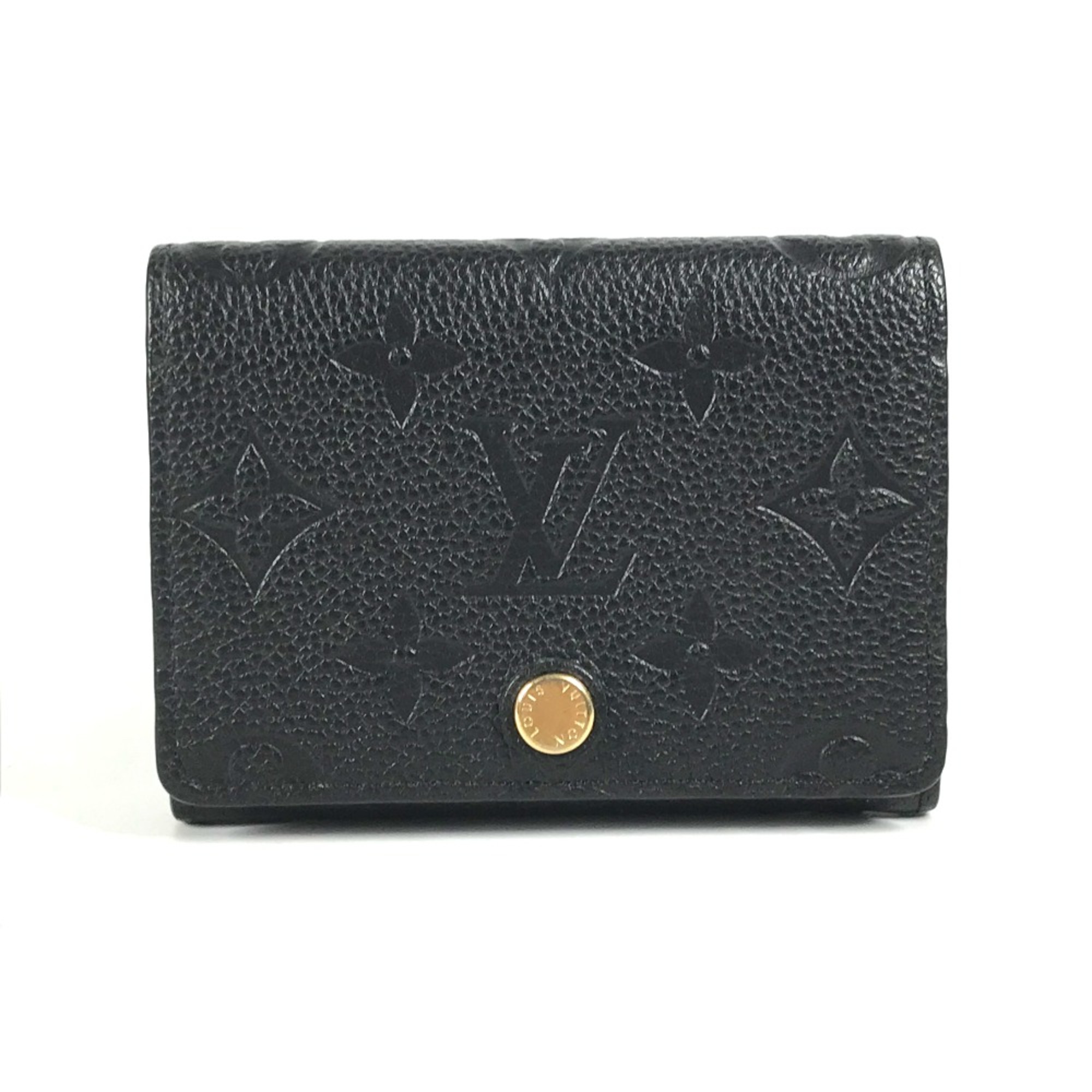 Louis Vuitton M58456 MonogramEmpreinte Business Card Holder Pass Case Card Case Noir Black