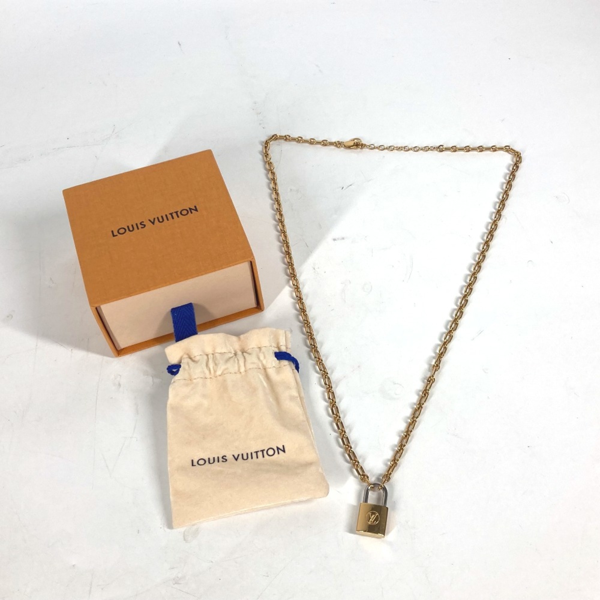 Louis Vuitton M62858 Accessories Long Necklace Chain Necklace Gold Silver