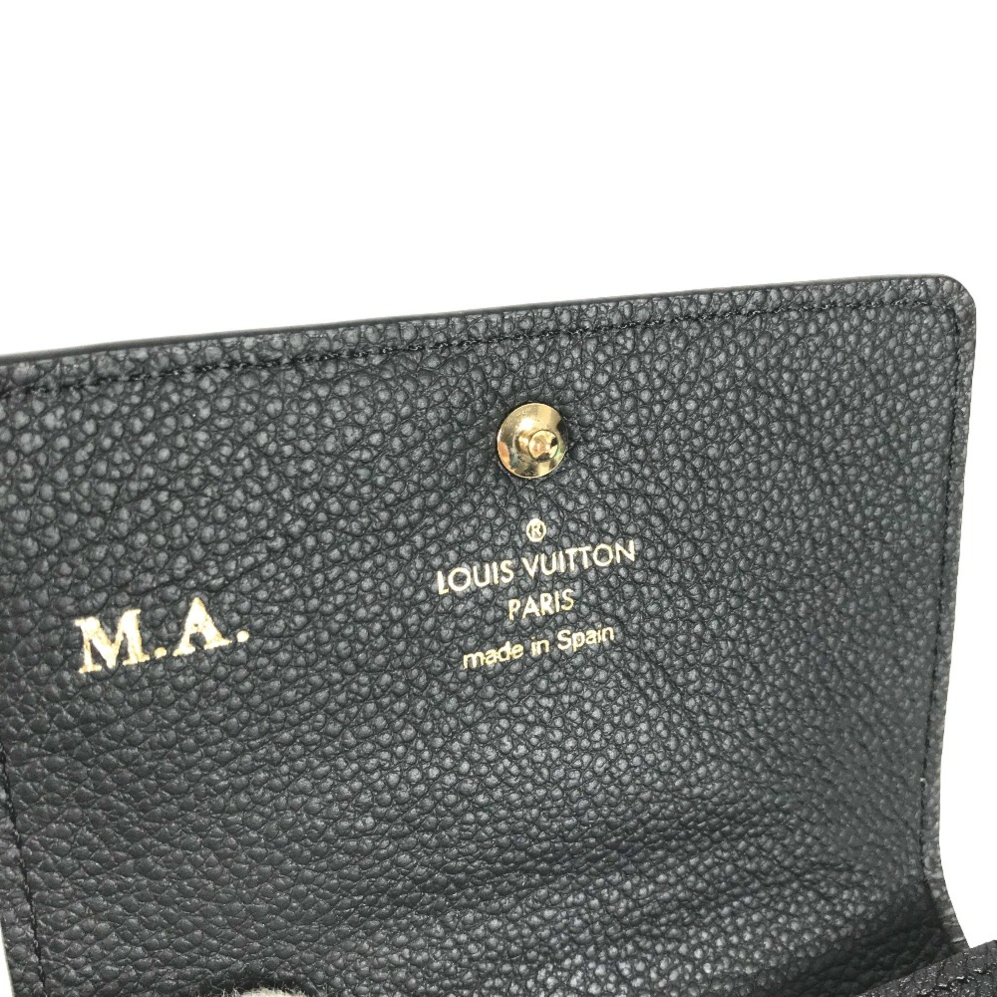 Louis Vuitton M58456 MonogramEmpreinte Business Card Holder Pass Case Card Case Noir Black